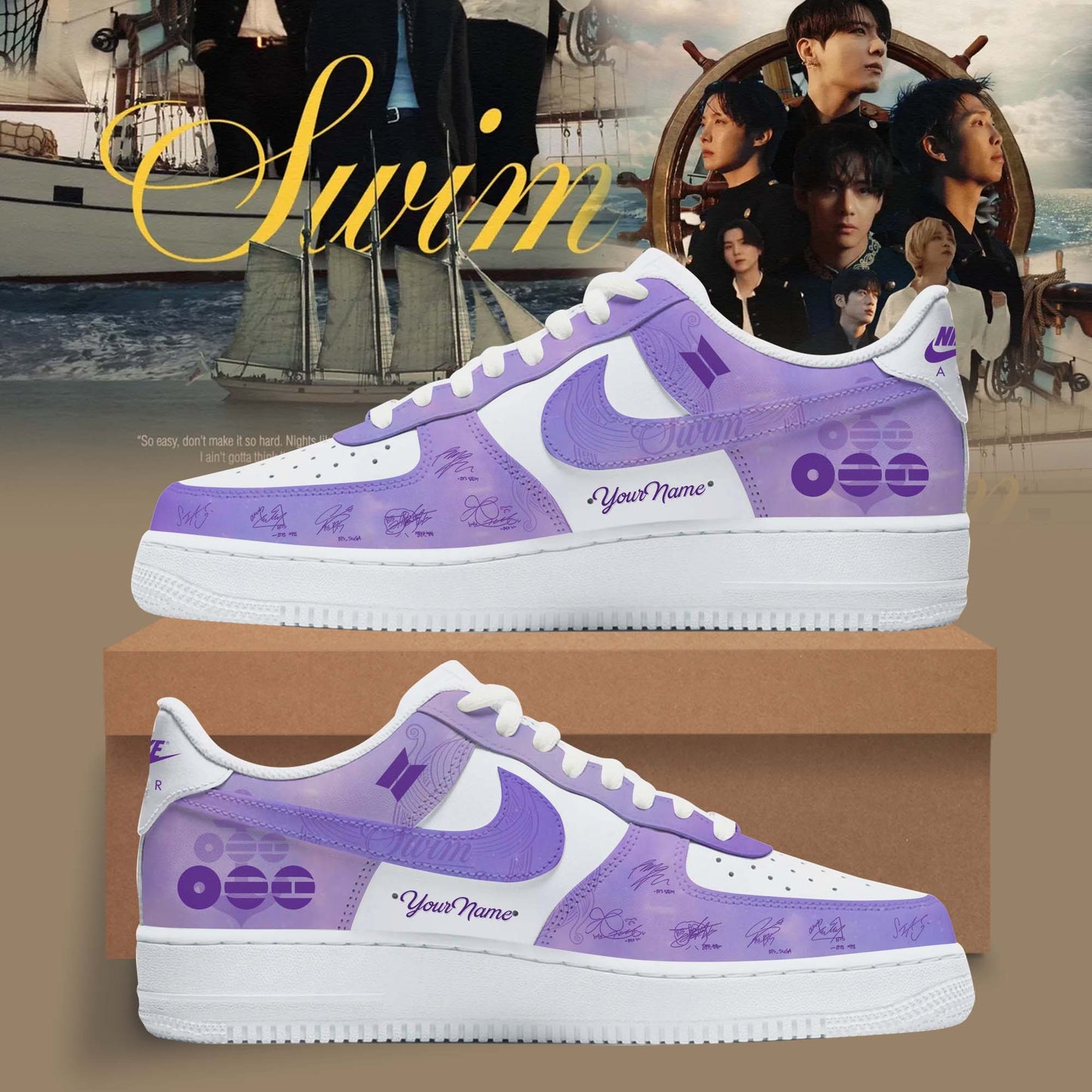 Swim Arirang Album Mixed Mesh Shoes