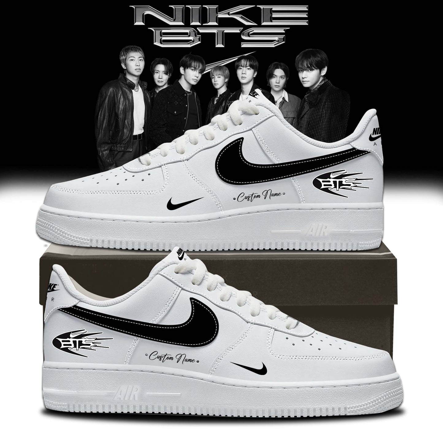 BTS Merch Collection Limited Edition Shoes