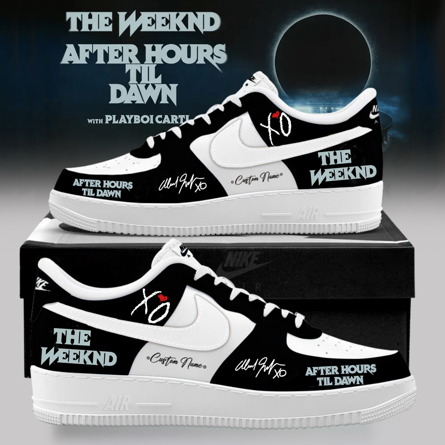 The Weeknd _ After Hours Till Dawn Tour Signature “ Shoes