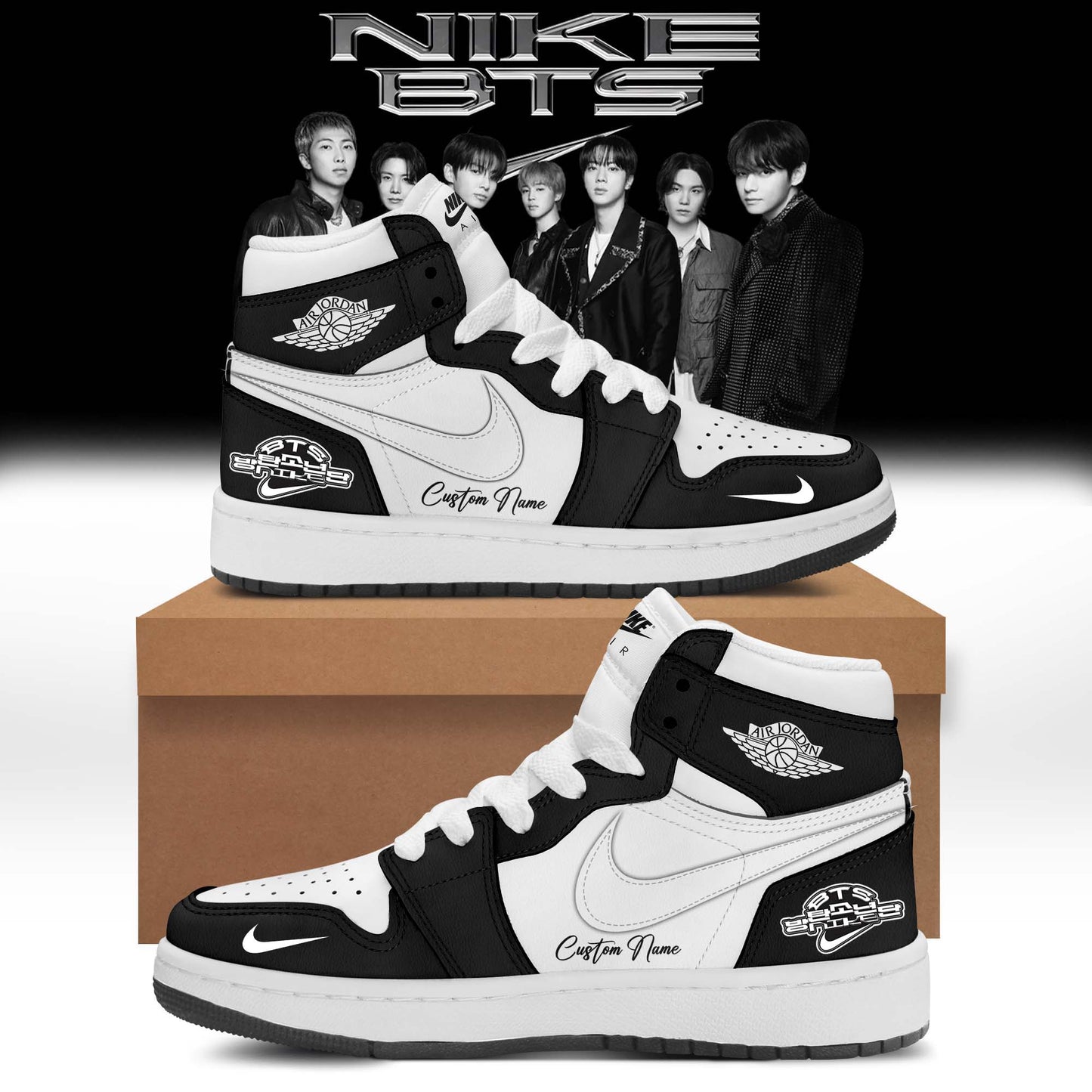 BTS Merch Collection Limited Edition Shoes