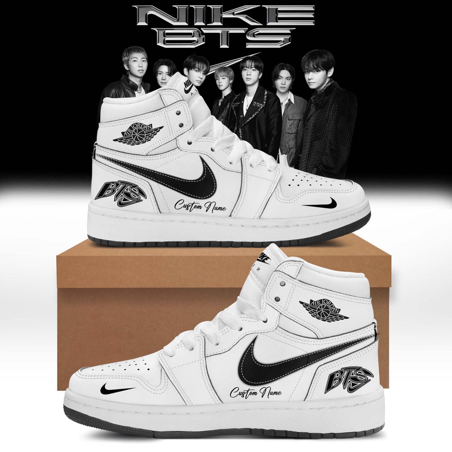 BTS Merch Collection Limited Edition Shoes
