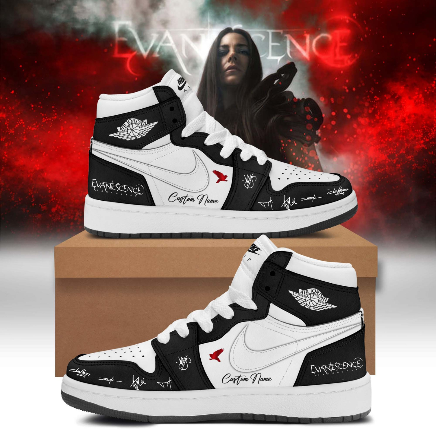 EVANESCENCE Sanctuary 2026 World Tour Limited Edition JD1 Shoes