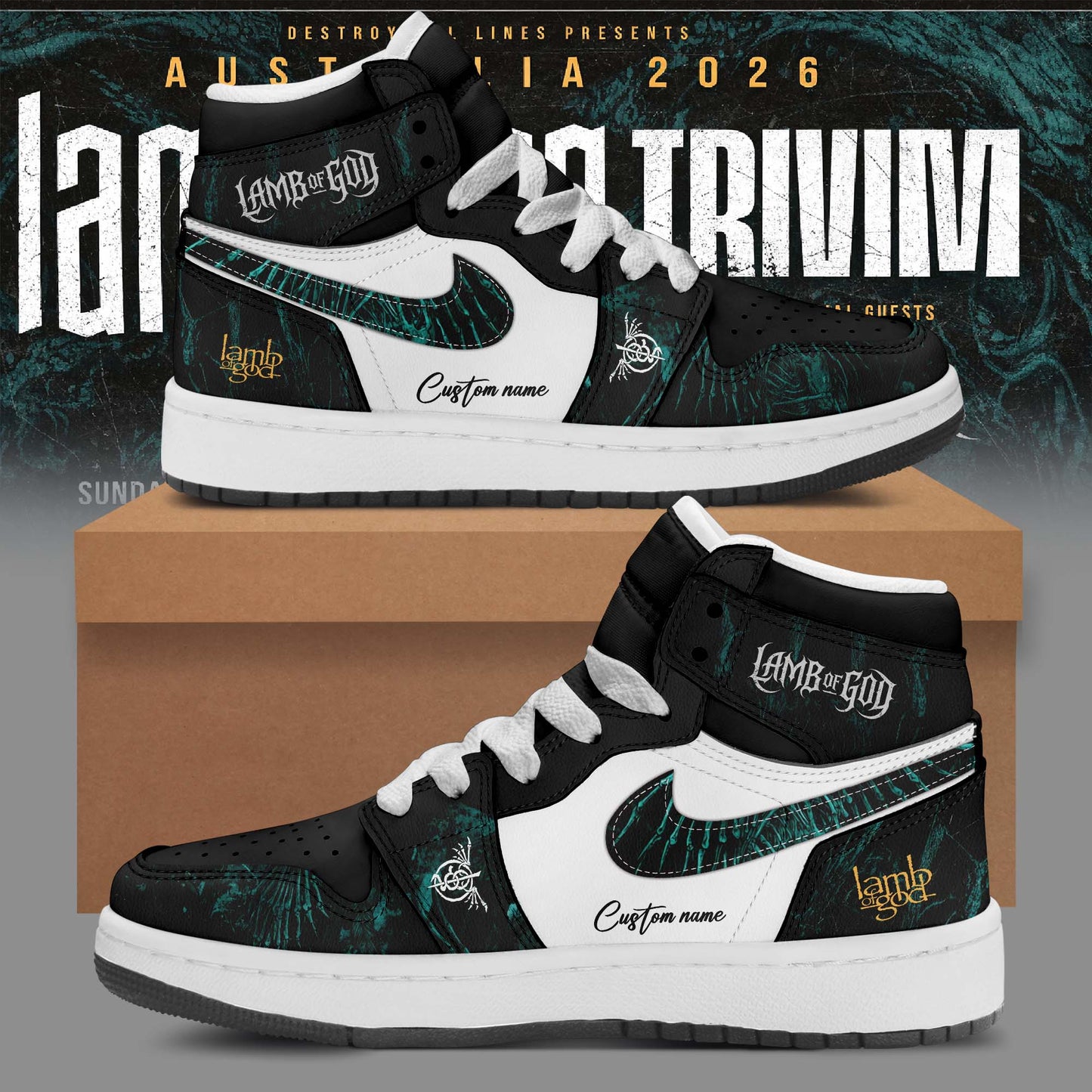 LAMB OF GOD x TRIVIUM – AUSTRALIA 2026 COLLECTION SHOES