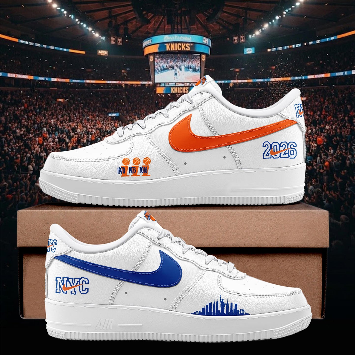 New York Knicks 2026 NBA Champions AF1 Sneaker