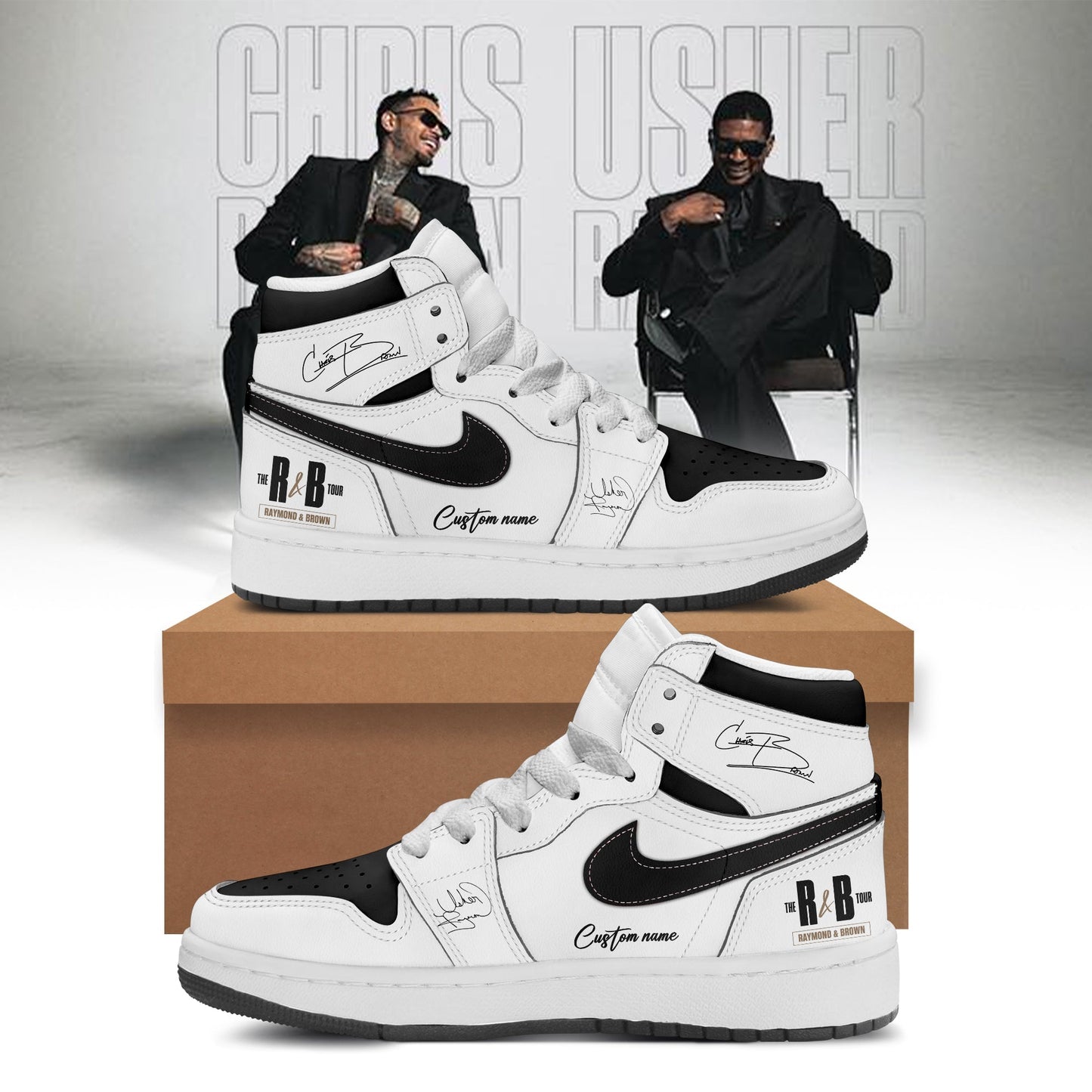 Chris Brown and Usher – The R&B Tour Edition Shoes