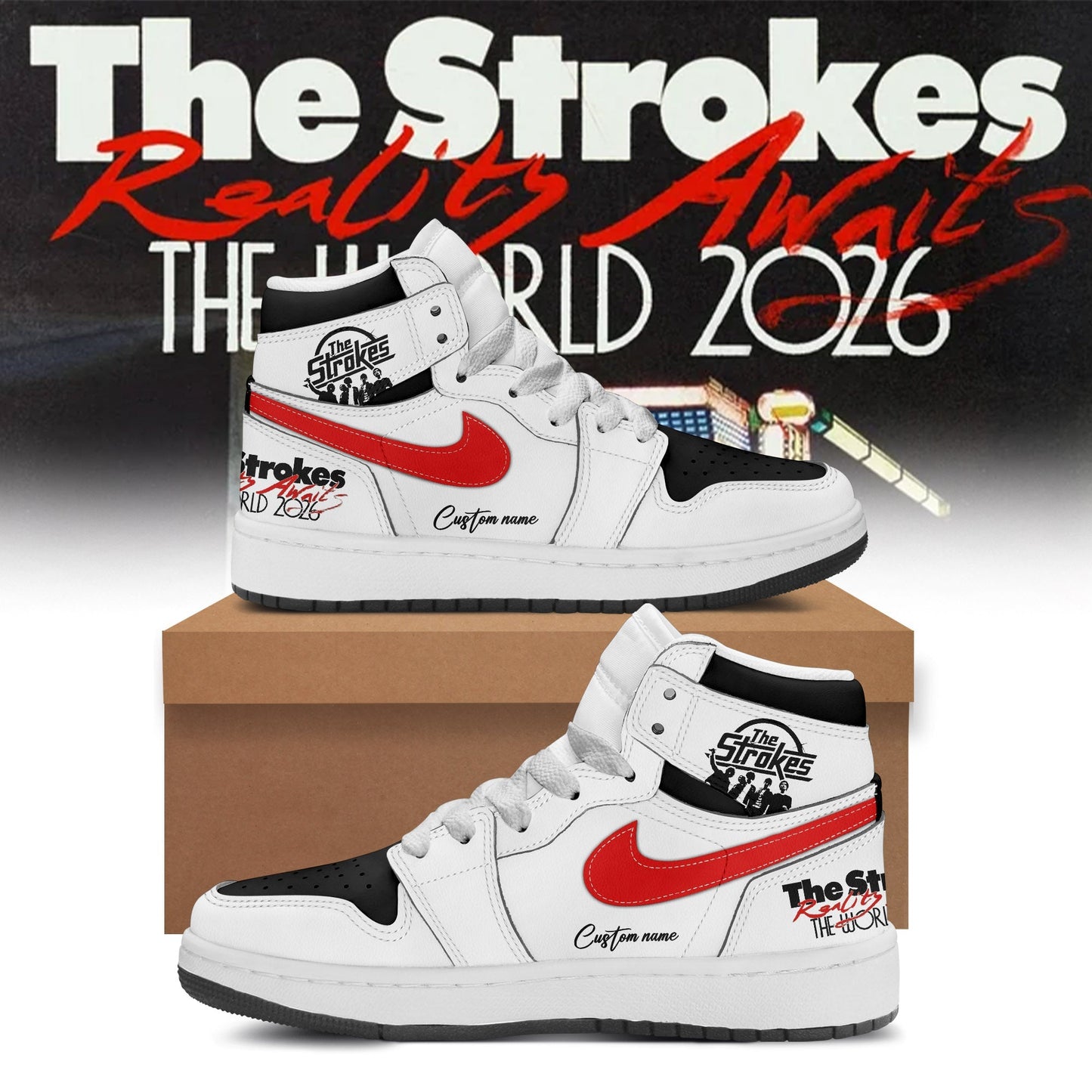 Reality Awaits The World Tour 2026 Limited Editions AJ1 Sneakers