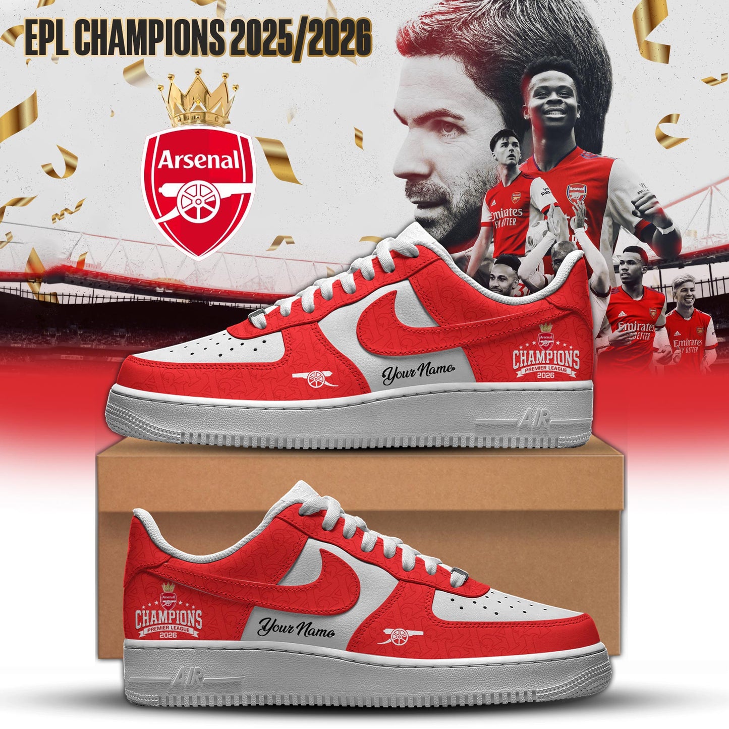 Arsenal Champions Limited Edition Air Force 1