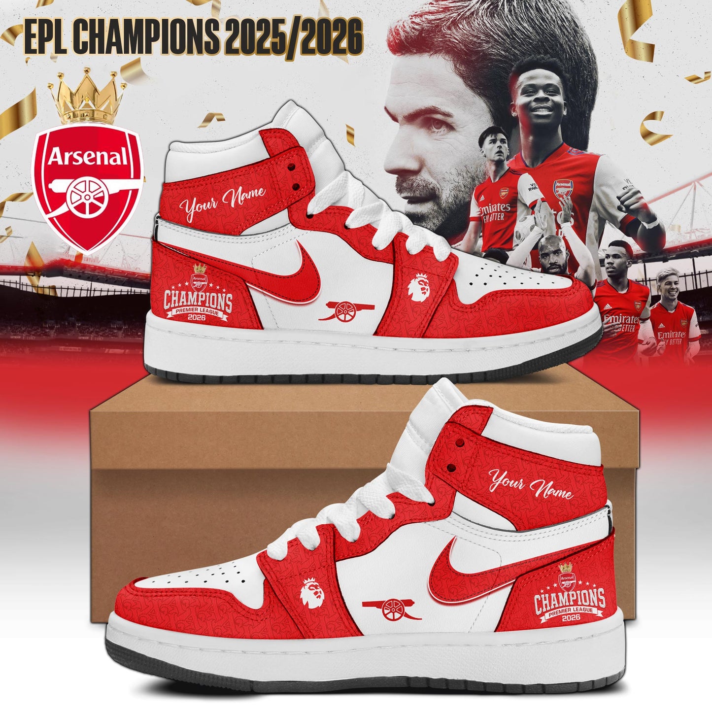 ARS Special EPL Champions 2026 Limited Edition Shoes