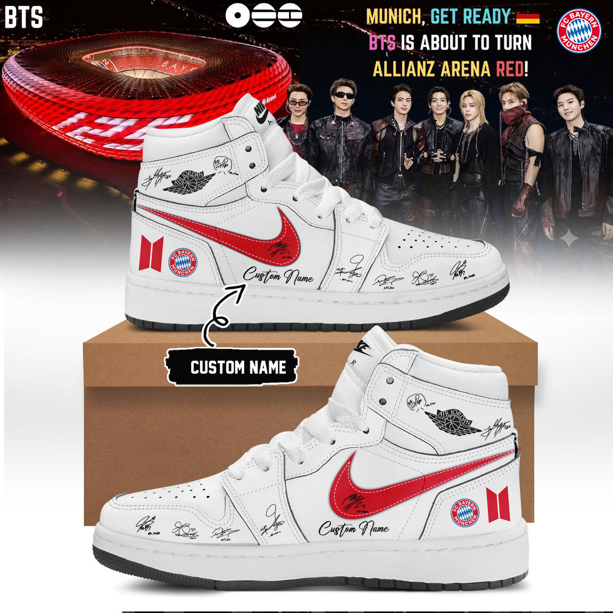 BTS “ARIRANG” World Tour Shoes