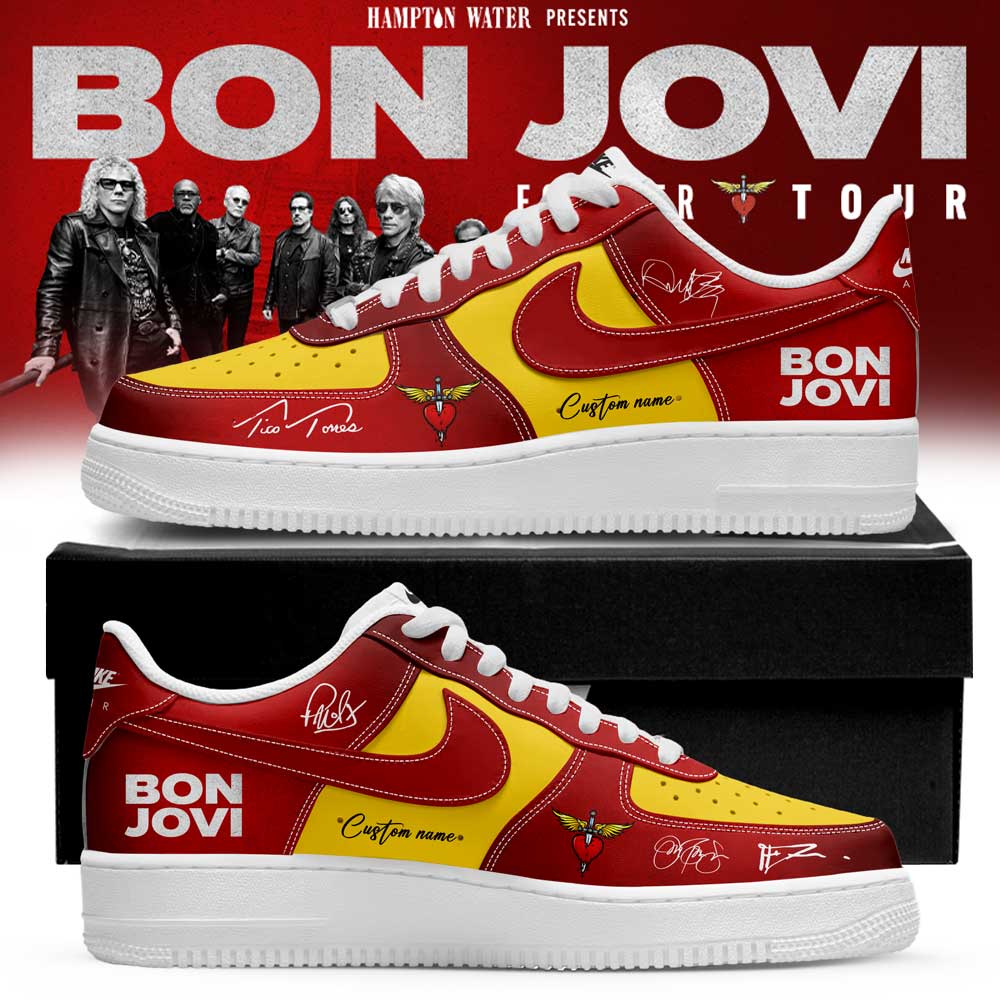 Bon Jovi – Forever Tour 2026 Signature Custom Name Shoes