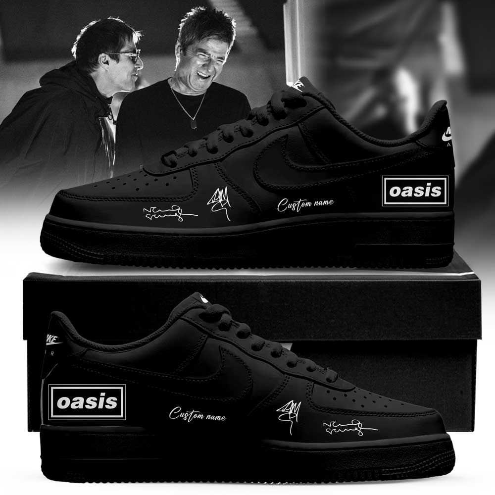 Oasis: Don’t Look Back in Anger Signature Custom Name Shoes