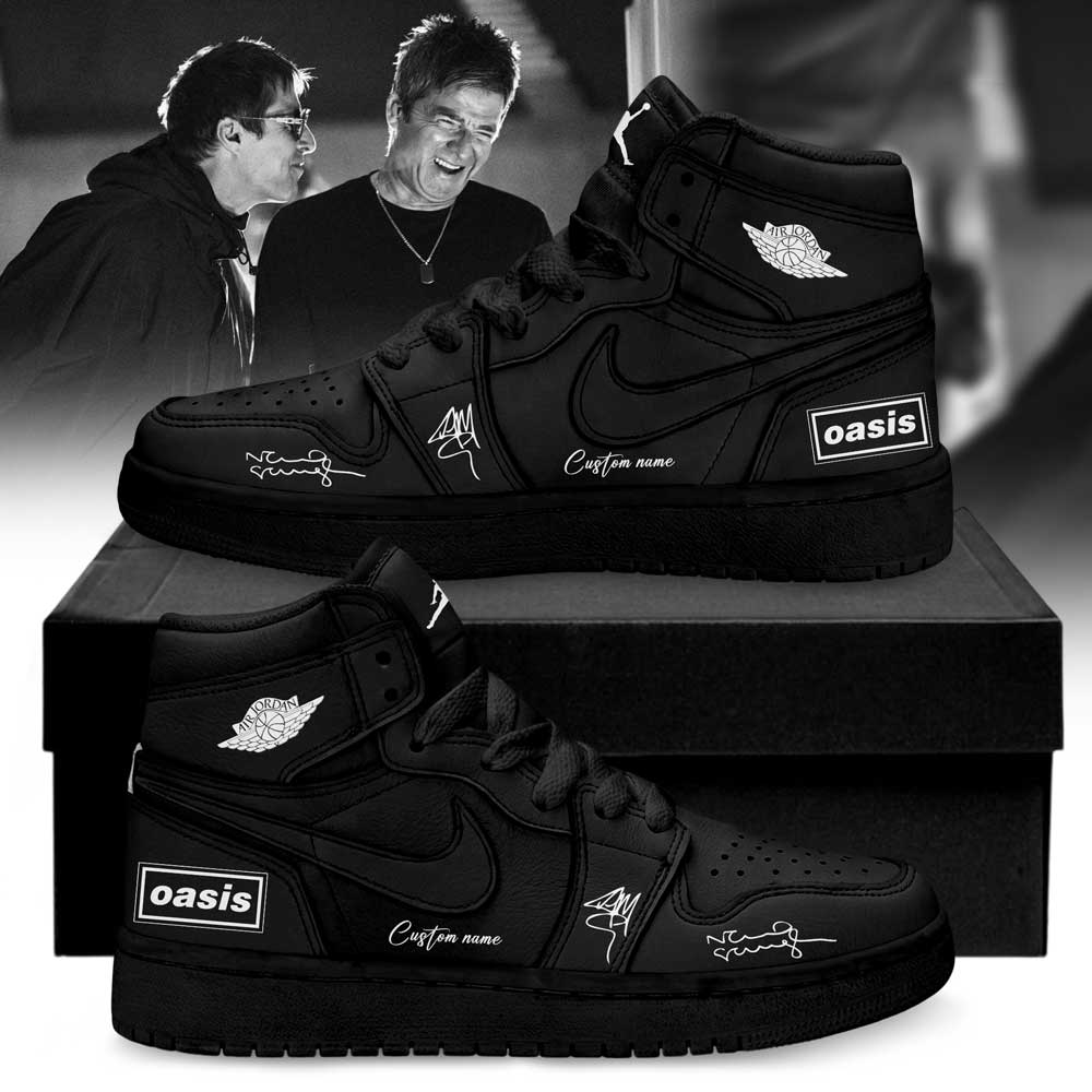 Oasis: Don’t Look Back in Anger Signature Custom Name Shoes
