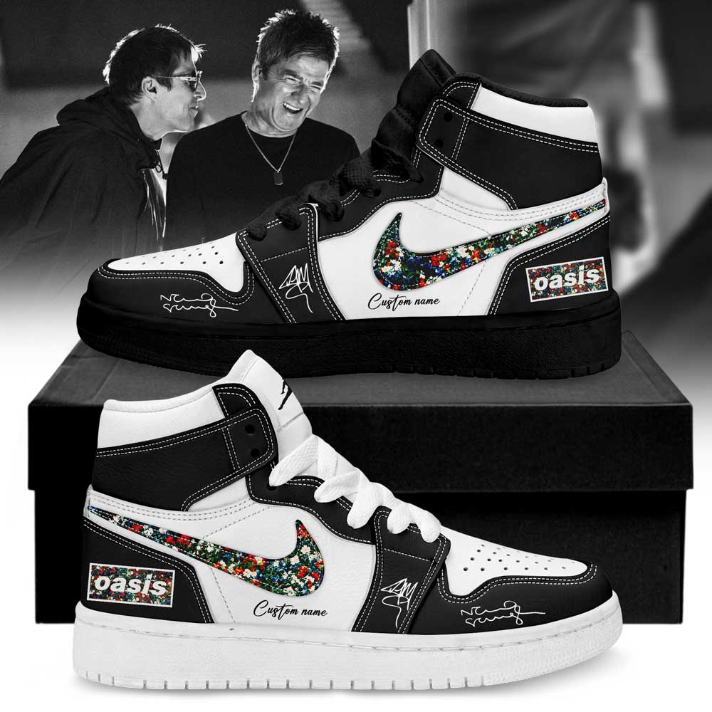 Oasis: Don’t Look Back in Anger Signature Custom Name Shoes
