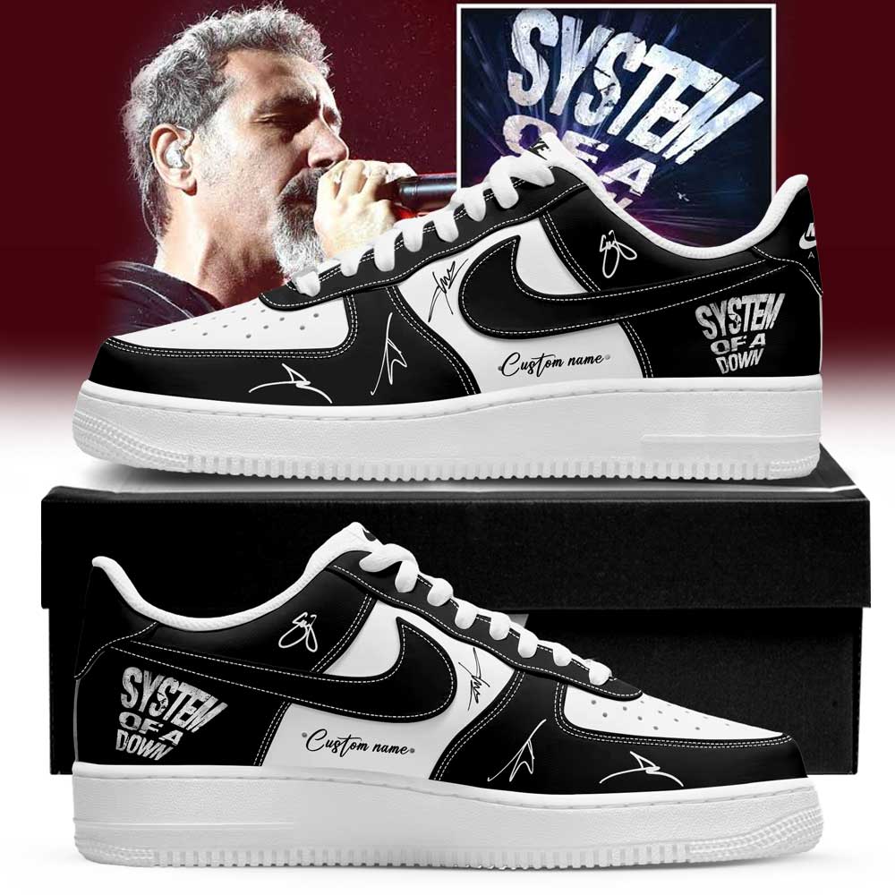 System Of A Down Queens of the Stone Age và Acid Bath Limited Signature Custom Name Shoes