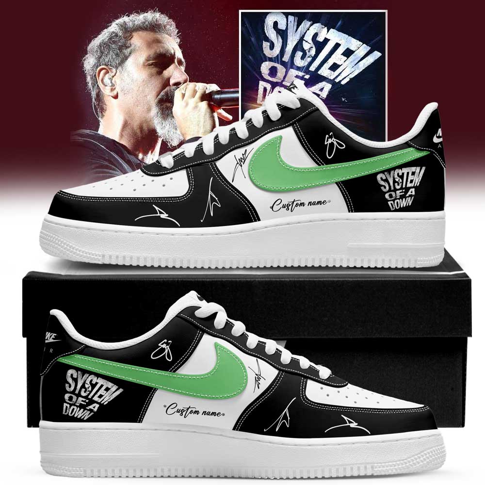 System Of A Down Queens of the Stone Age và Acid Bath Limited Signature Custom Name Shoes