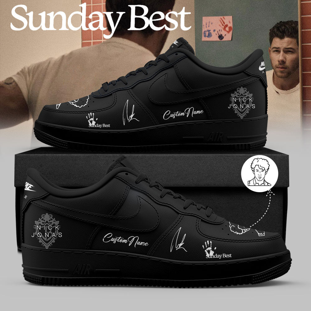 Nick Jonas Sunday Best 2026 Signature Custom Name AF1 Shoes