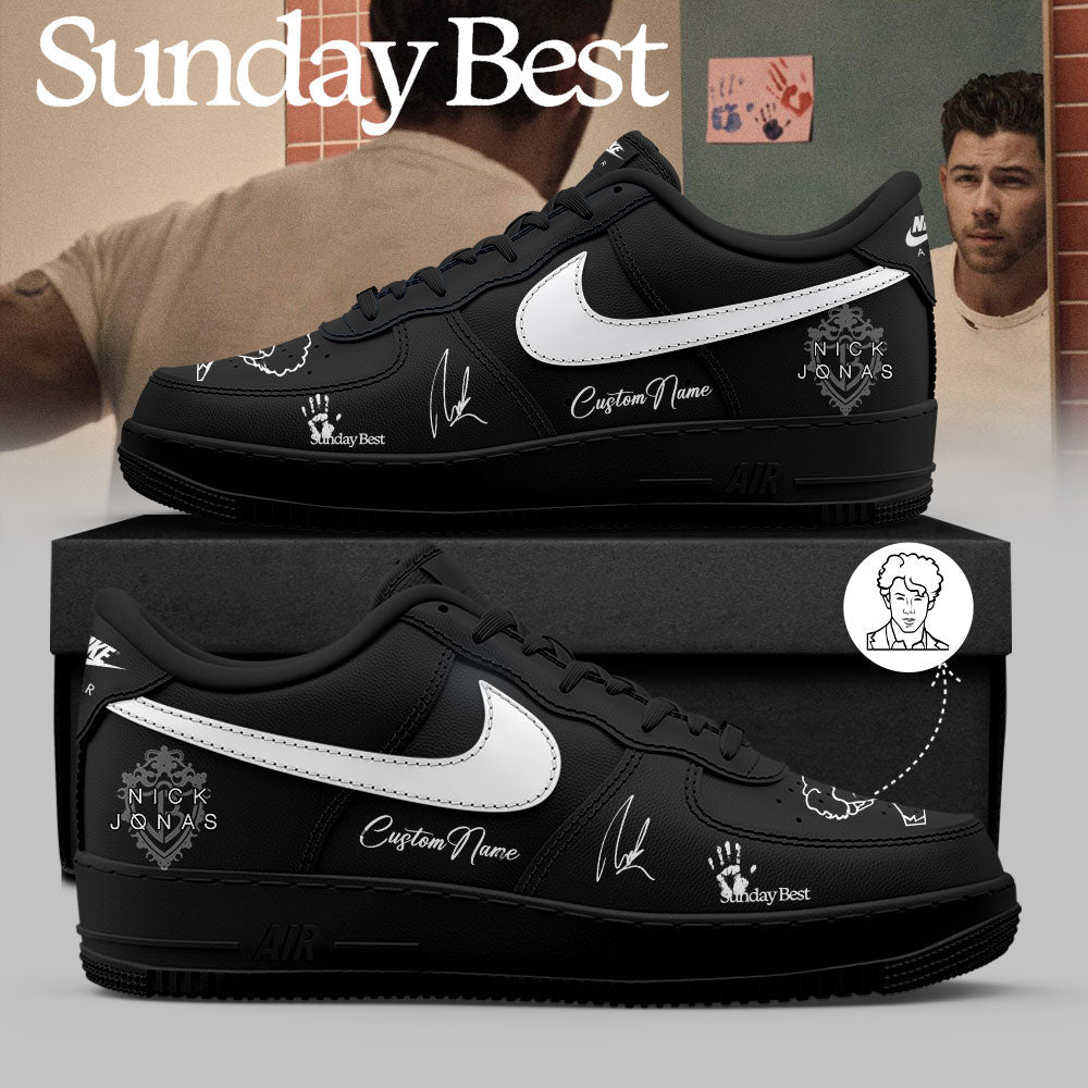 Nick Jonas Sunday Best 2026 Signature Custom Name AF1 Shoes