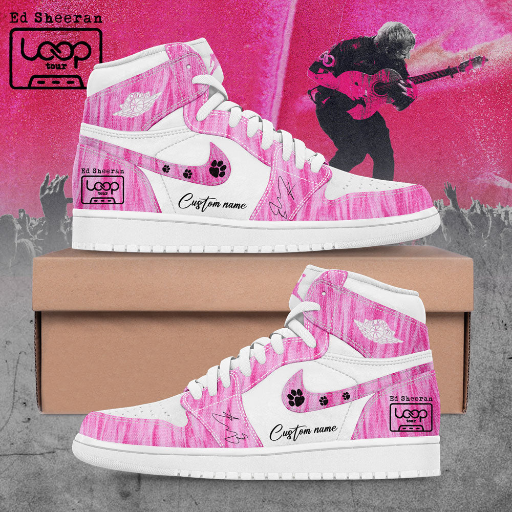 Ed Sheeran The Loop Tour 2026 Custom Name Shoes JD