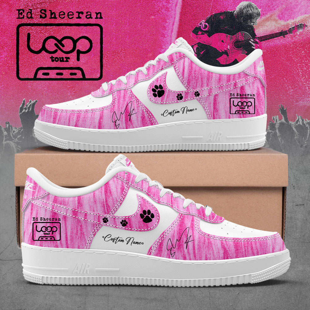 Ed Sheeran The Loop Tour 2026 Custom Name Shoes AF