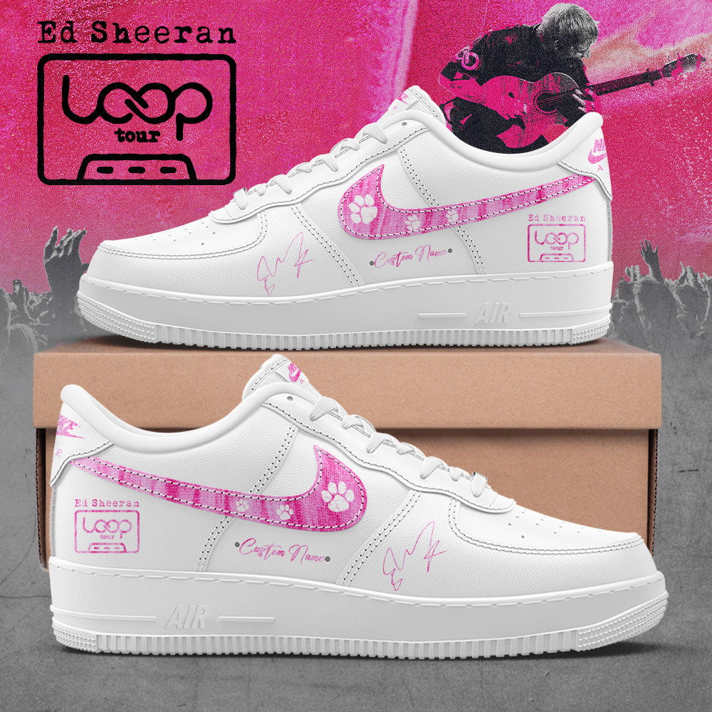 Ed Sheeran The Loop Tour 2026 Custom Name Shoes AF