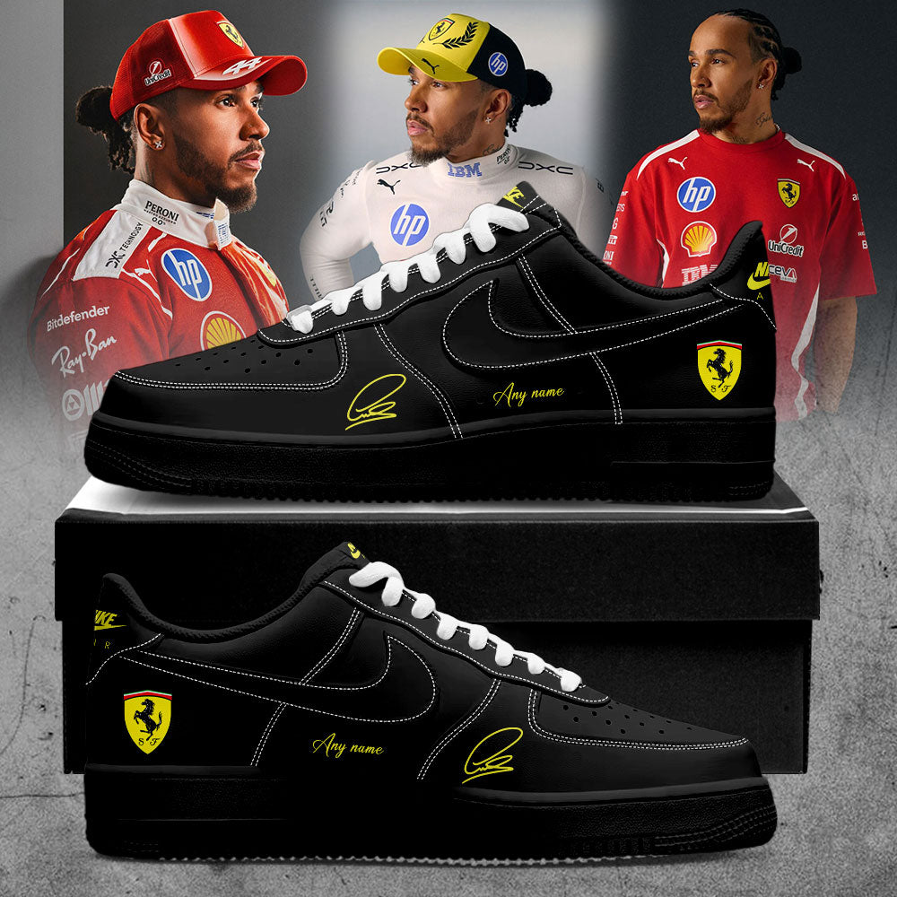 Hamilton Scuderia Ferrari Limited Edition Signature Custom Name Shoes