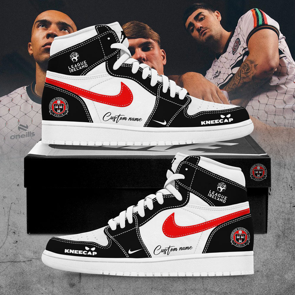 Bohemian FC Custom Name Shoes JD