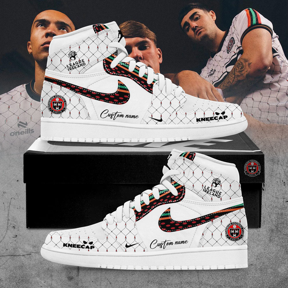 Bohemian FC Custom Name Shoes JD V2