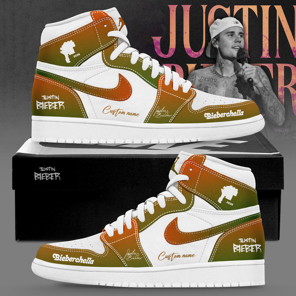 Justin Bieber is scheduled to headline Coachella 2026 V2 Custom Name Shoes JD