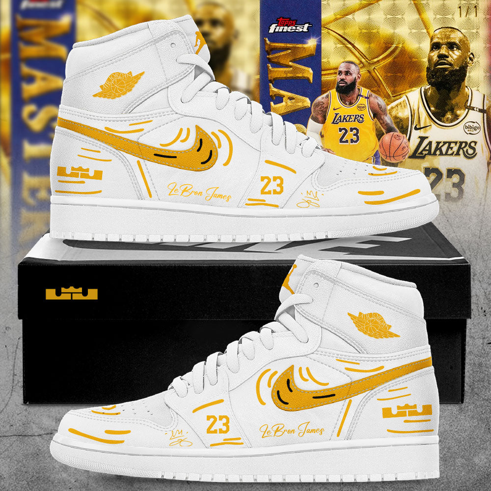 LA Lakers x LeBron James New Version Signature 2026 Custom Name Shoes JD