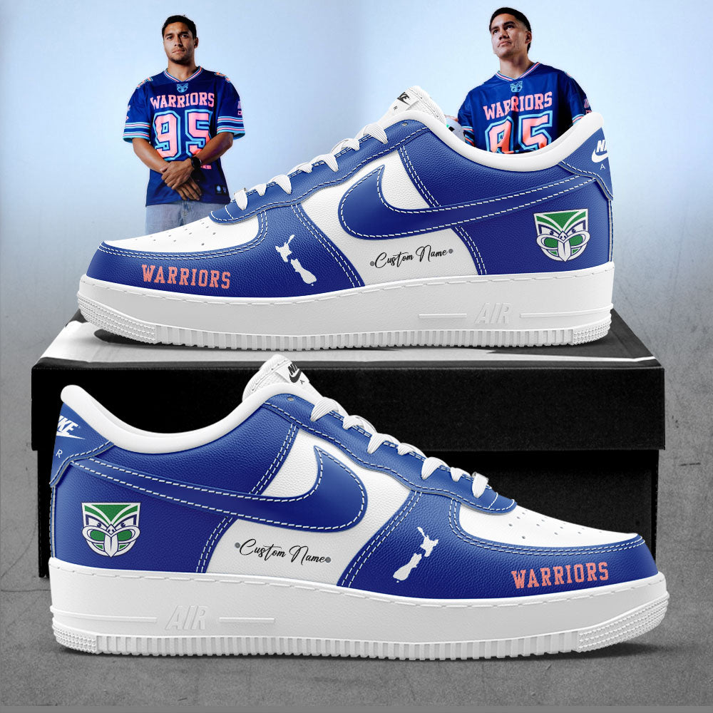 NZ Warriors Limited Edition Magic Round Custom Name Shoes