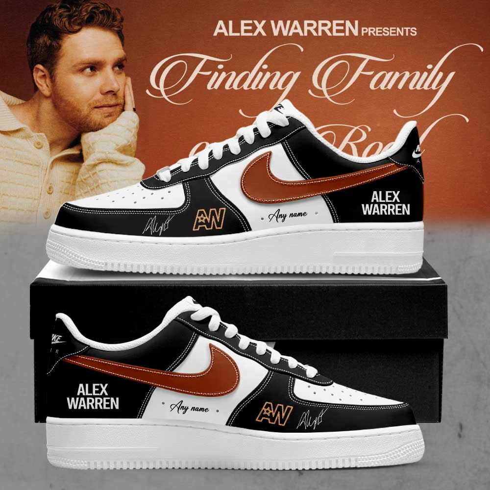 Alex Warren Finding Family on the Road World Tour 2026 Signature Custom Name Shoes
