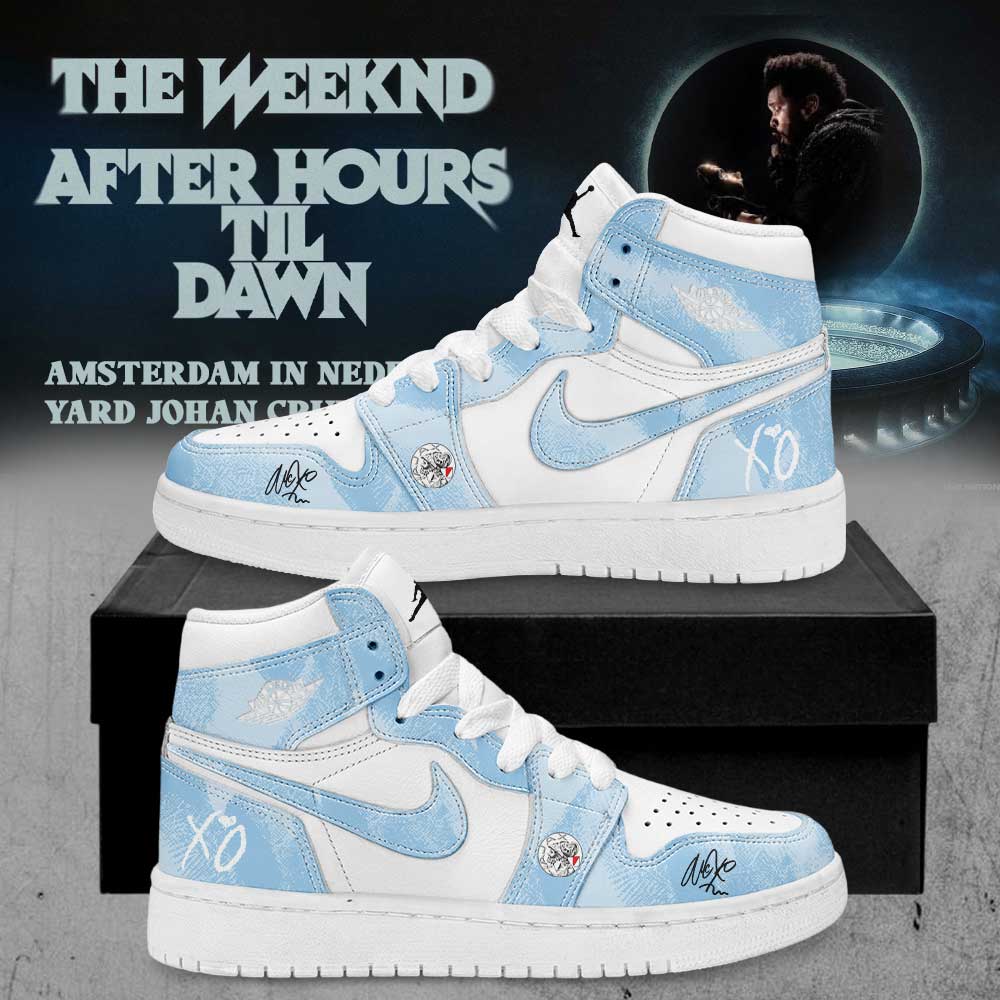 The Weeknd x Amsterdam Netherlands x After Hours Til Dawn Tour 2026 Signature Custom Name Shoes