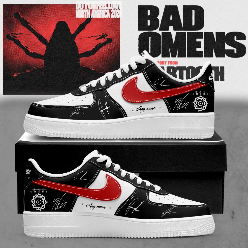 Bad Omens DO YOU FEEL LOVE World Tour 2026 Signature Custom Name Shoes