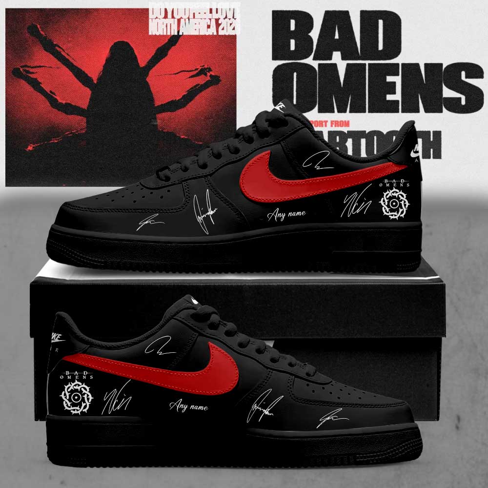 Bad Omens DO YOU FEEL LOVE World Tour 2026 Signature Custom Name Shoes
