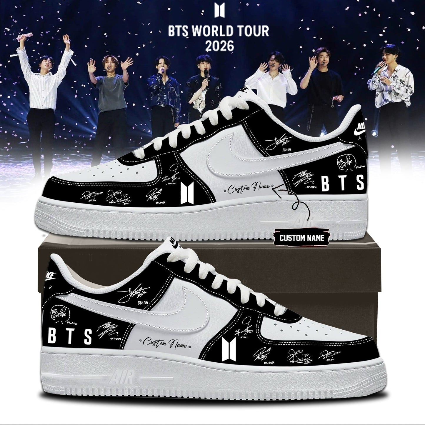 BTS Comeback & World Tour 2026 Limited Edition Signature “ Shoes