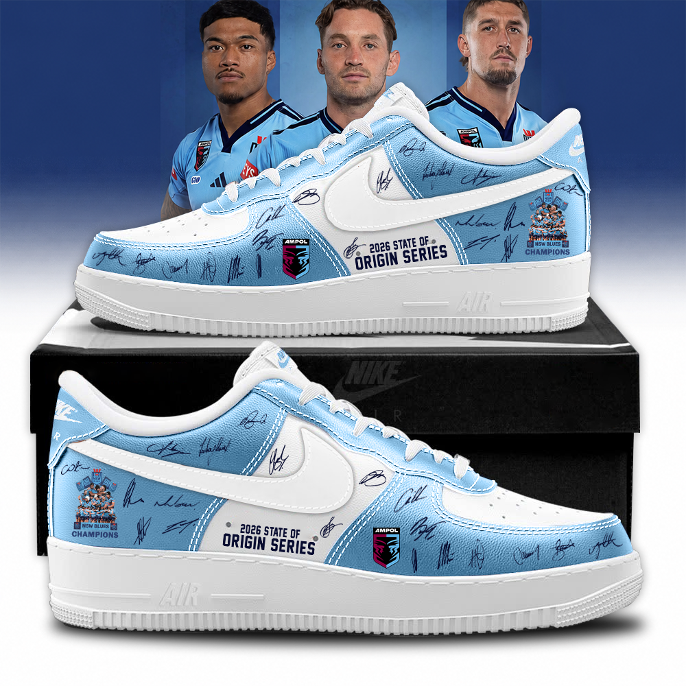 NSW Blues Champions State of Origin 2026 AF1 Shoes