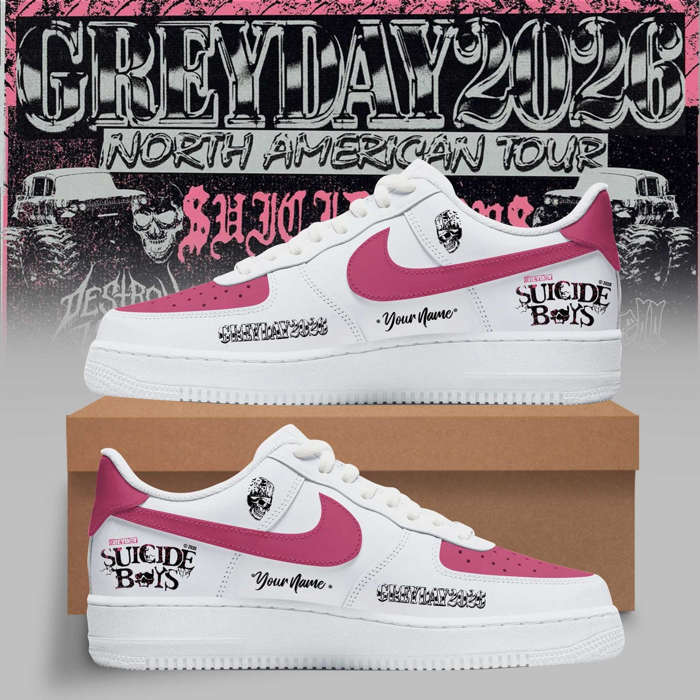 Grey Day 2026: Official Custom Kicks for the Suicideboys Faithful