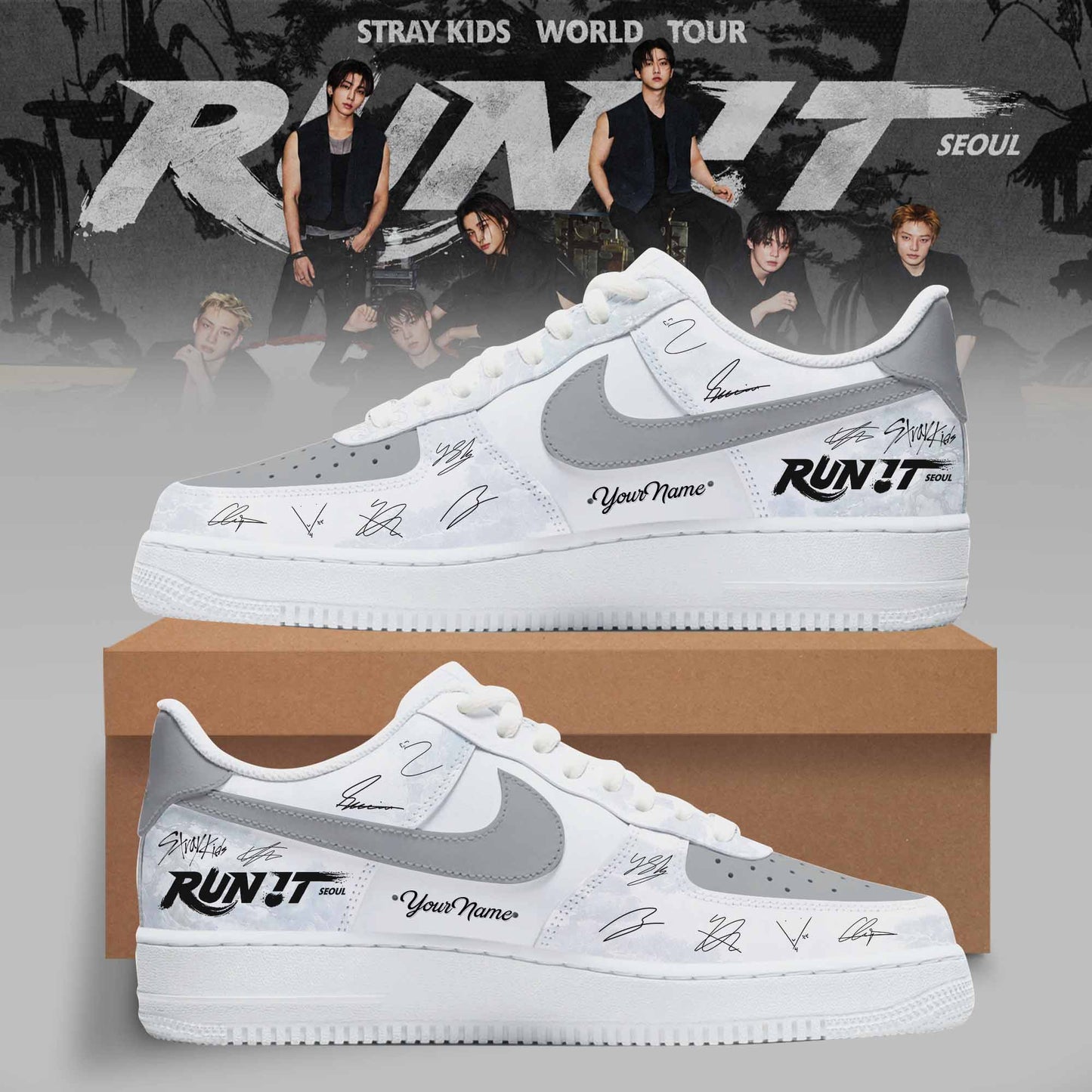 STRAY KIDS – RUN IT WORLD TOUR 2026 Limited Shoes