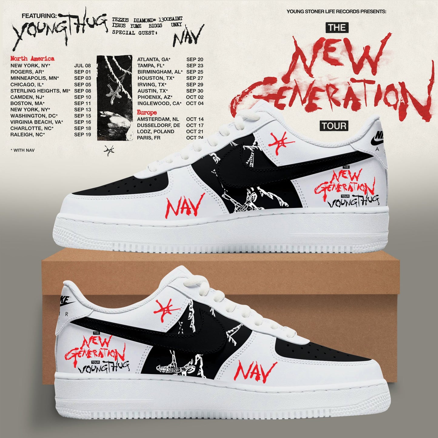 Young Thug – The New Generation World Tour 2026 Limited Shoes