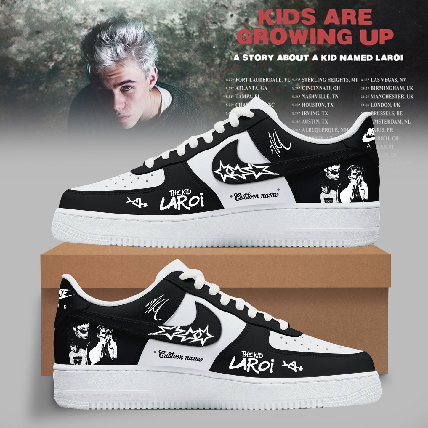 THE KID LAROI TOUR MERCH 2026 SNEAKERS ARE HERE 💔🔥
