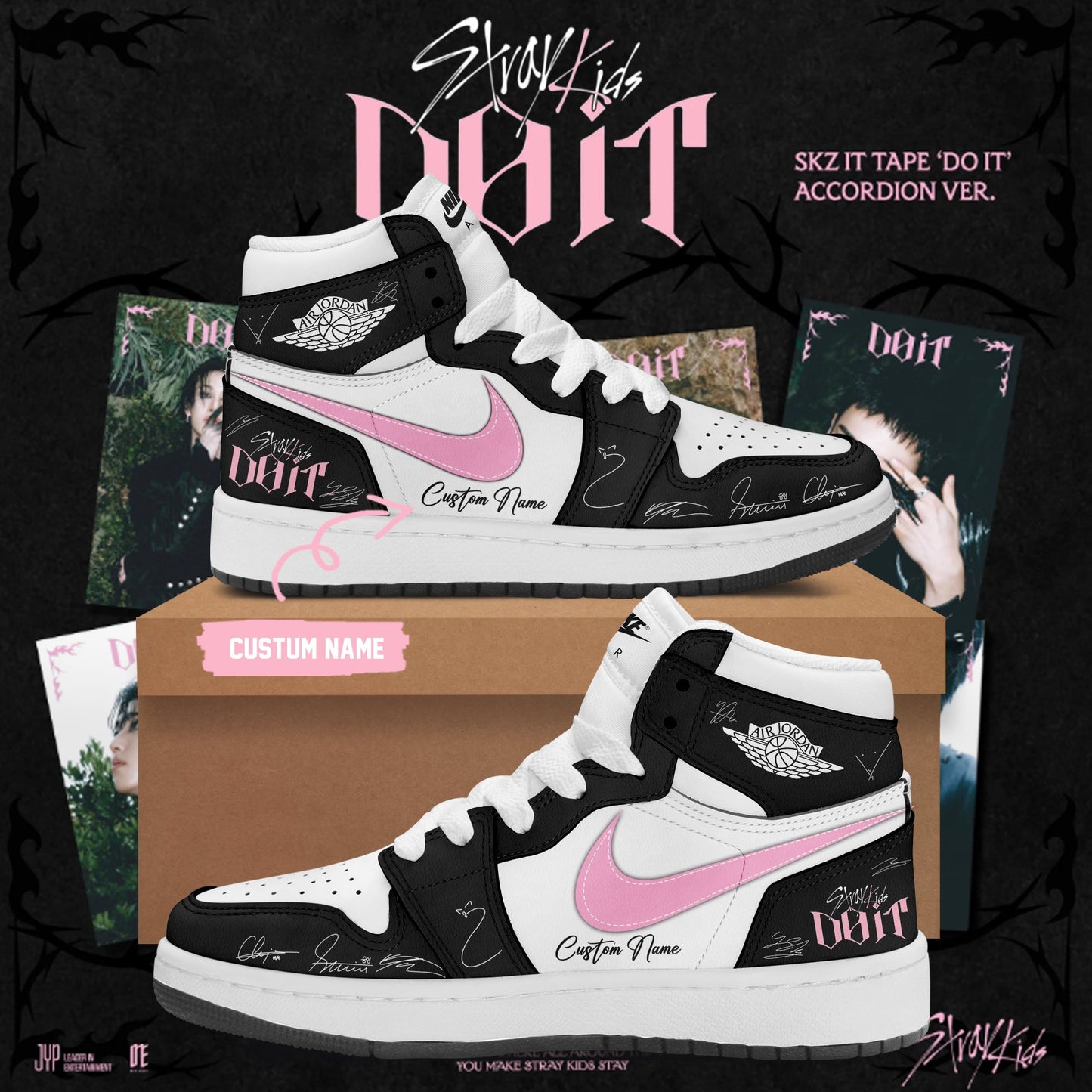 Stray Kids “ DO IT Limited Edition Signature “ Shoes 1
