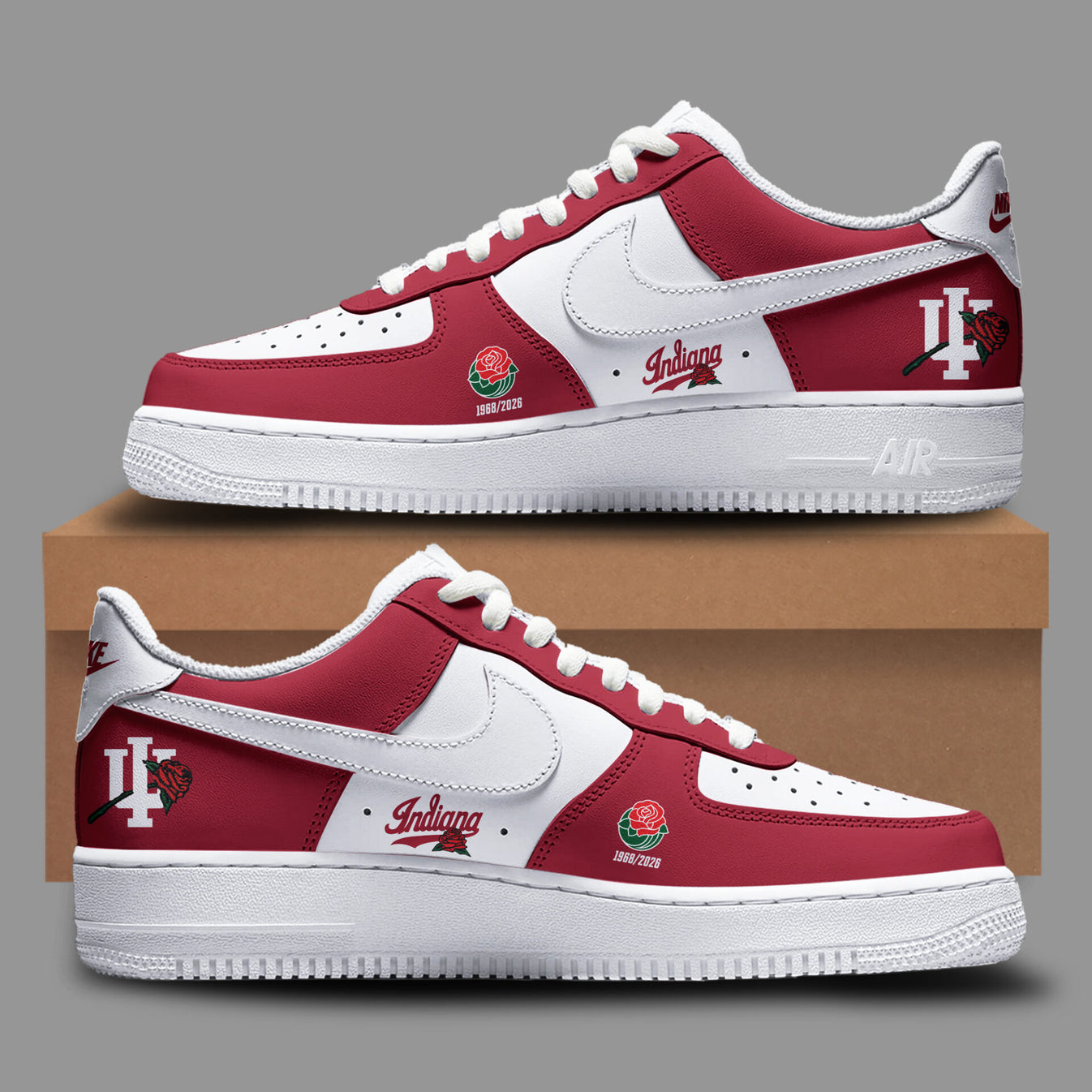 Indiana Hoosiers Rose Bowl Champions AF1 Sneaker
