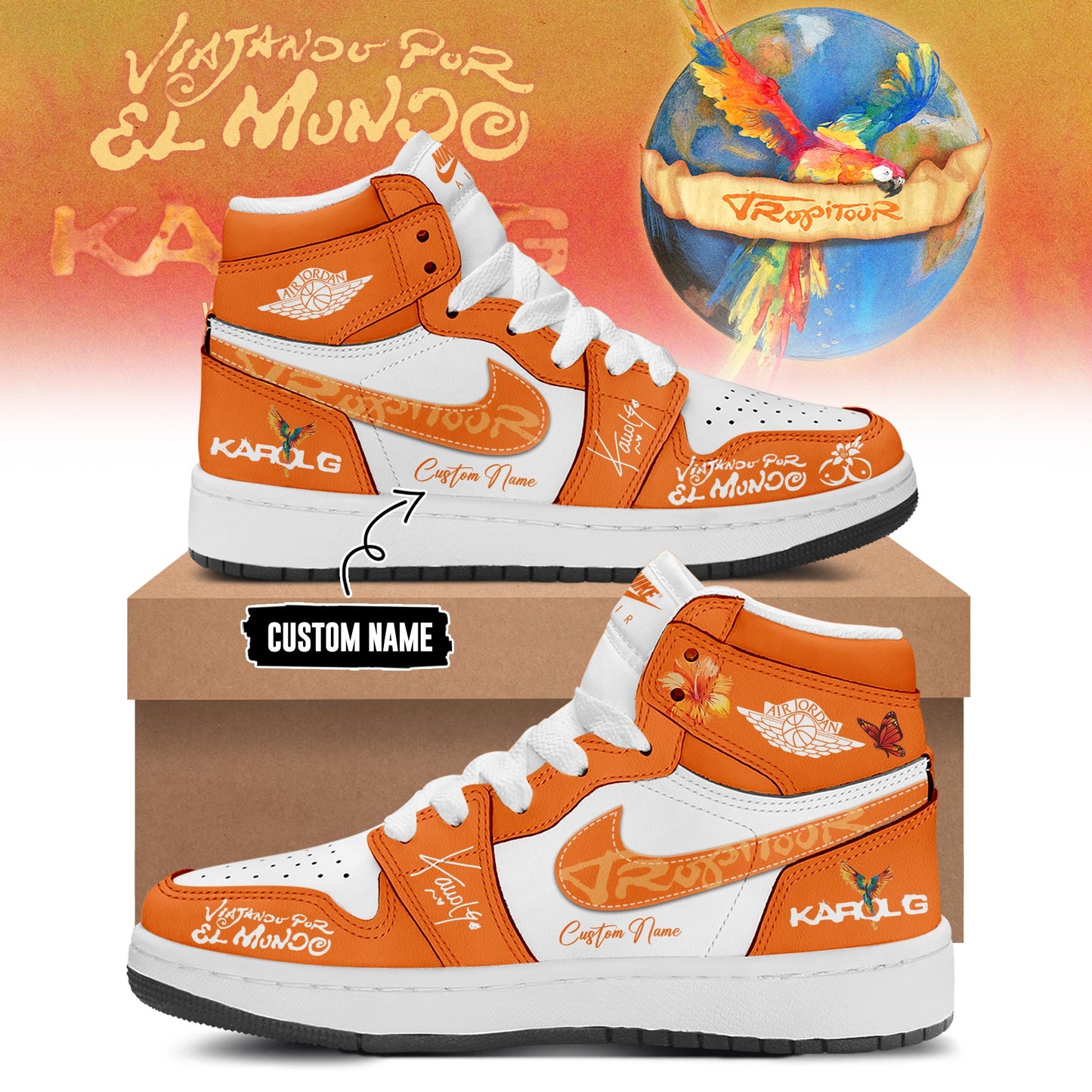 Viajando Por El Mundo Tropitour 2026 Limited Edition JD1 Shoes
