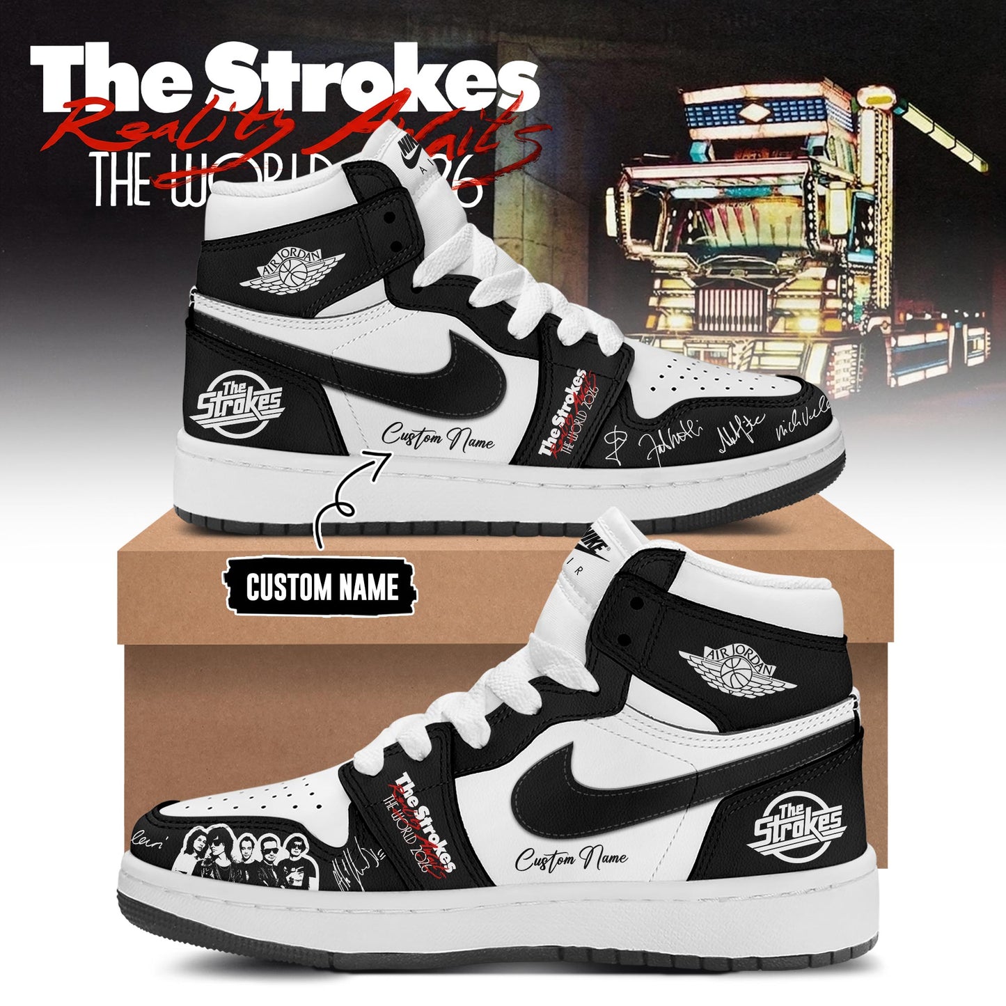 Reality Awaits The World Tour 2026 Limited Editions AJ1 Sneakers