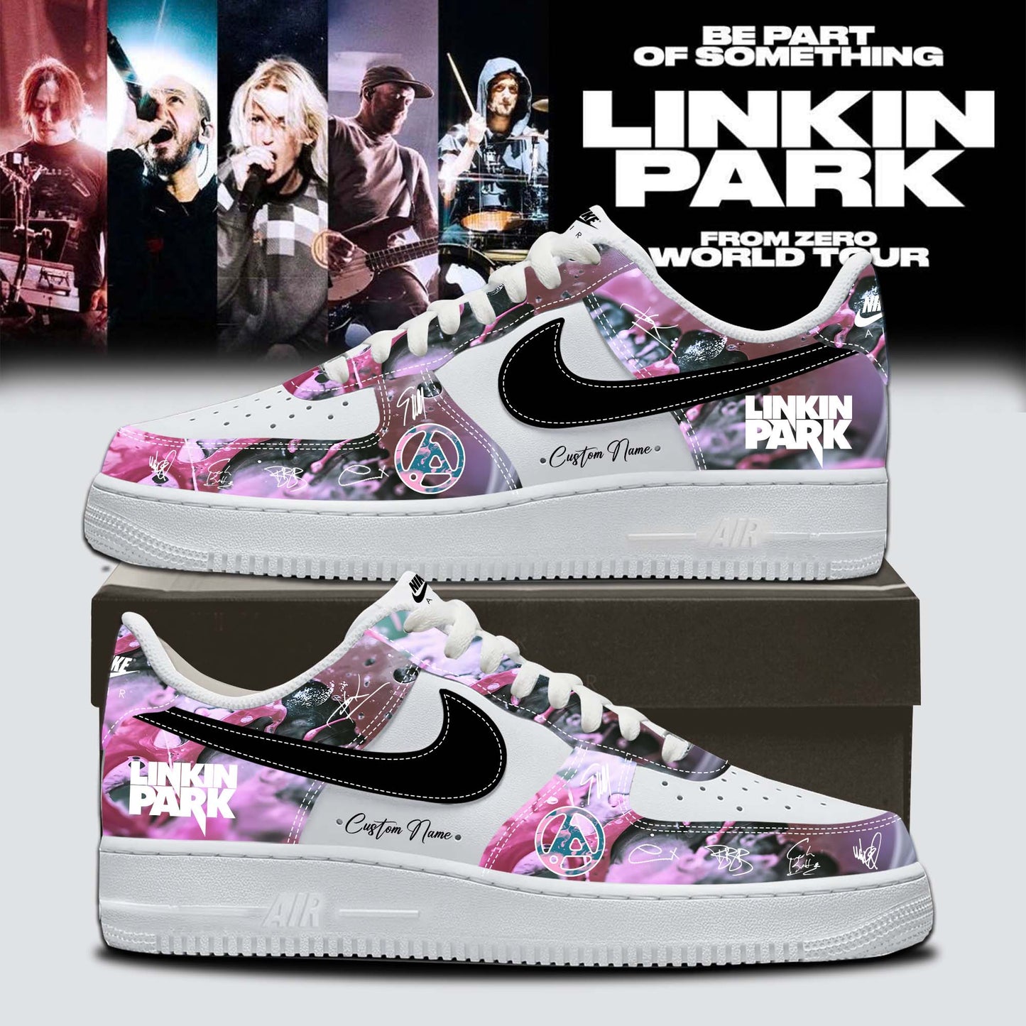 Linkin Park From Zero World Tour 2026 Signed Shoes