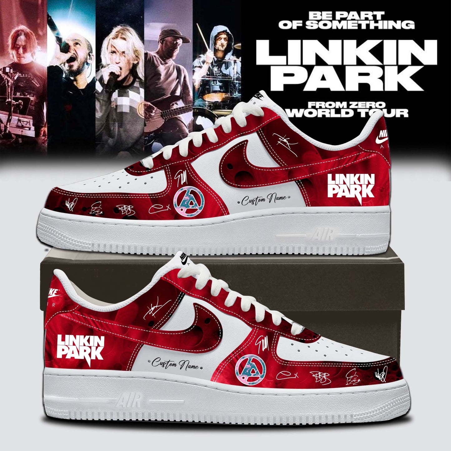 Linkin Park From Zero World Tour 2026 Signed Shoes