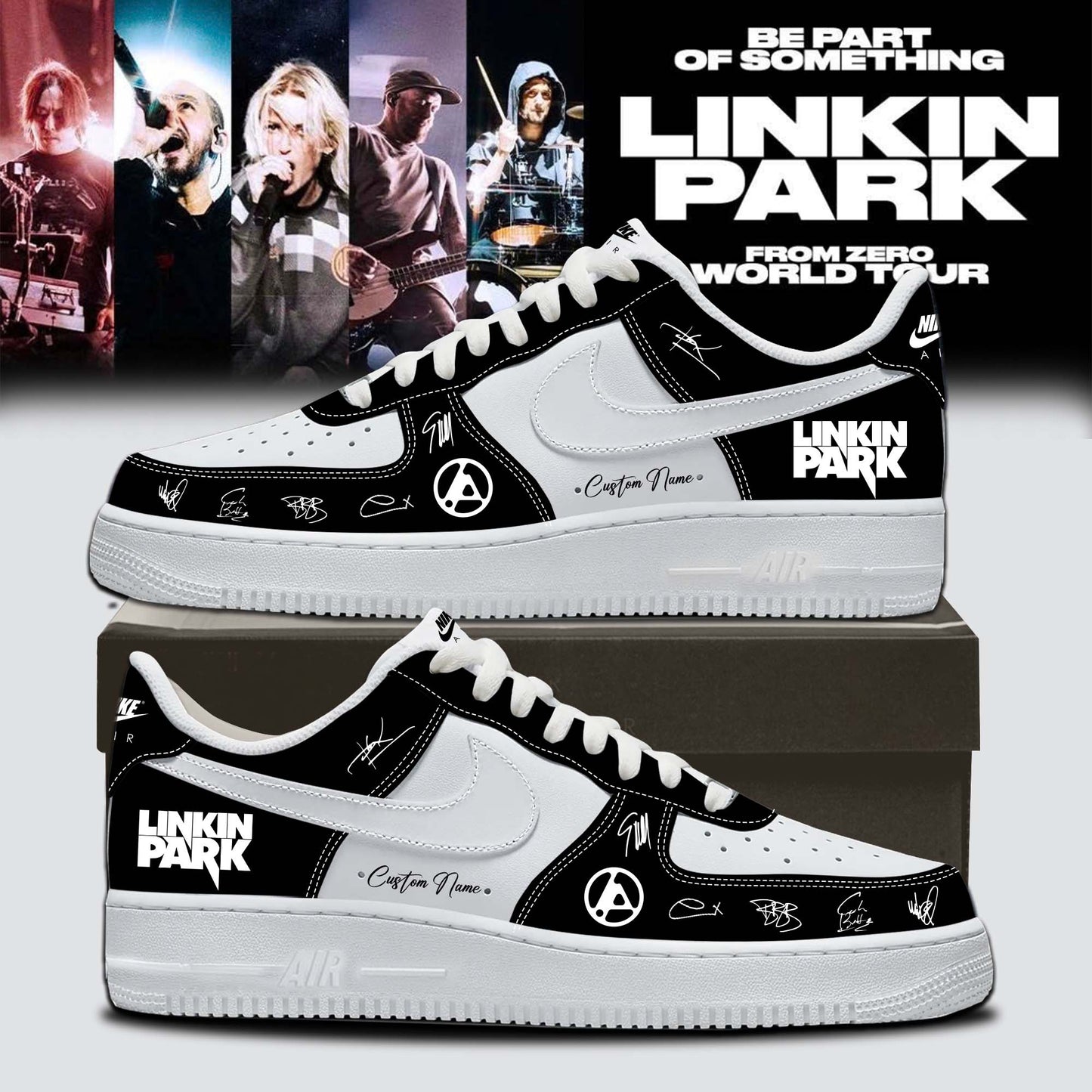 Linkin Park From Zero World Tour 2026 Signed Shoes
