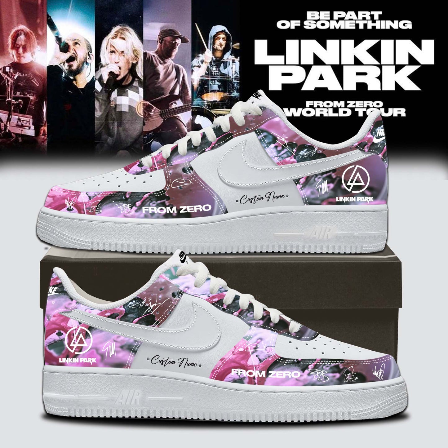 Linkin Park From Zero World Tour 2026 Signed Shoes