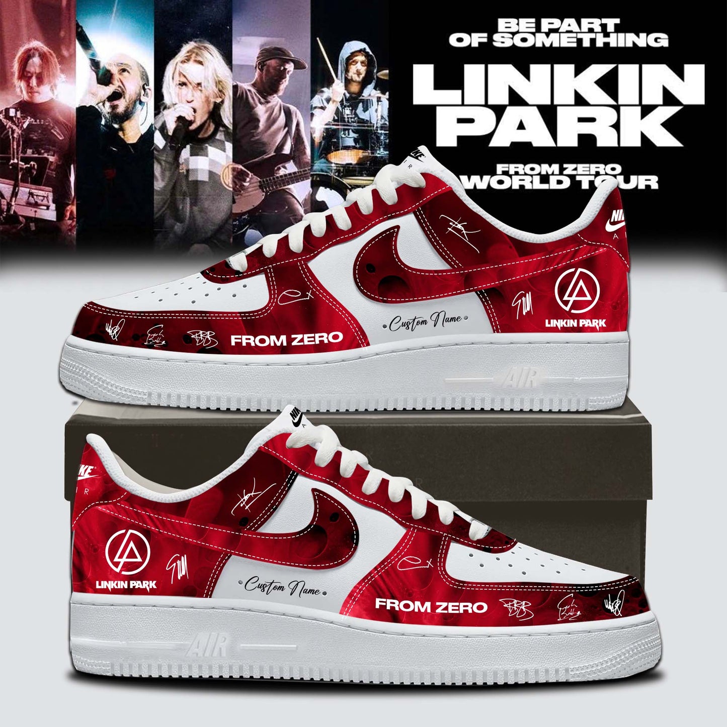 Linkin Park From Zero World Tour 2026 Signed Shoes
