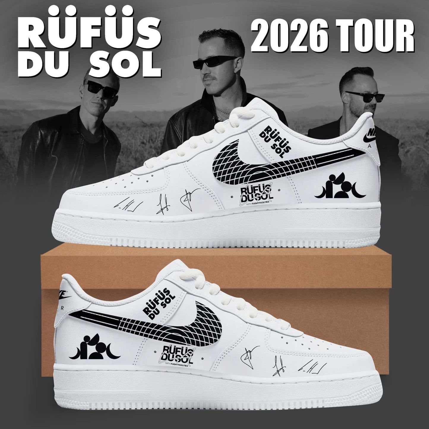 Nike Air Force 1: RÃœFÃœS DU SOL Inhale Exhale Collection Limited Tour Drop 2026